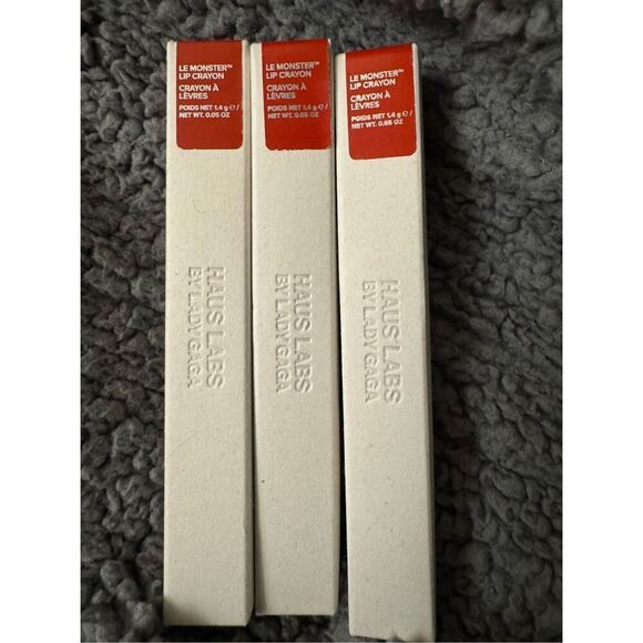 Le Monster Lip Crayon Vegan Lipstick and Lip Liner currant matte bundle - Picture 1 of 2